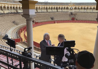 producción local del programa El Gordo y La Flaca en Sevilla